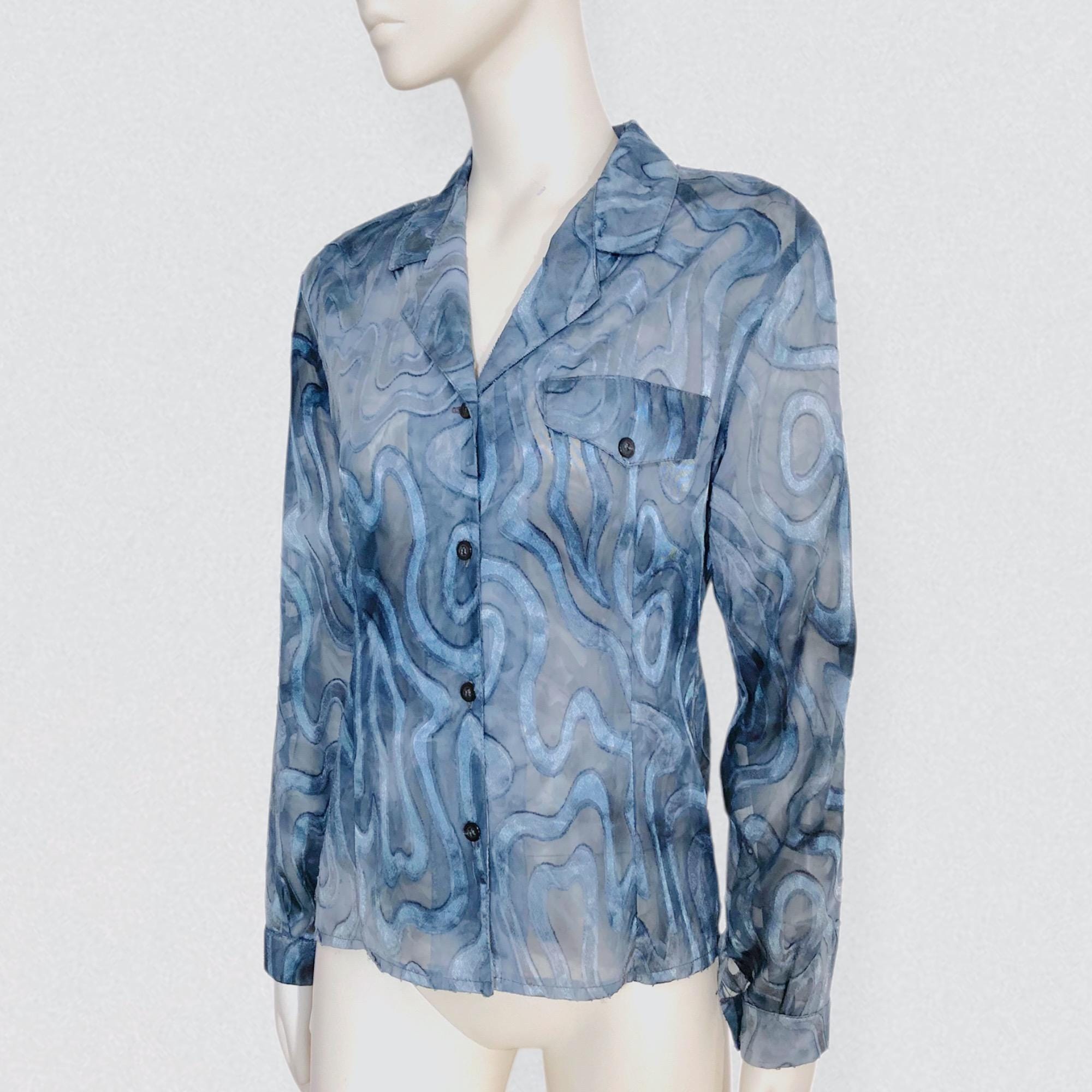 Gianfranco Ferre Silk Blouse - Etsy