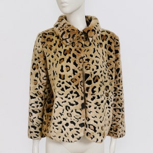 BYBLOS – leopard Faux Fur Short Coat