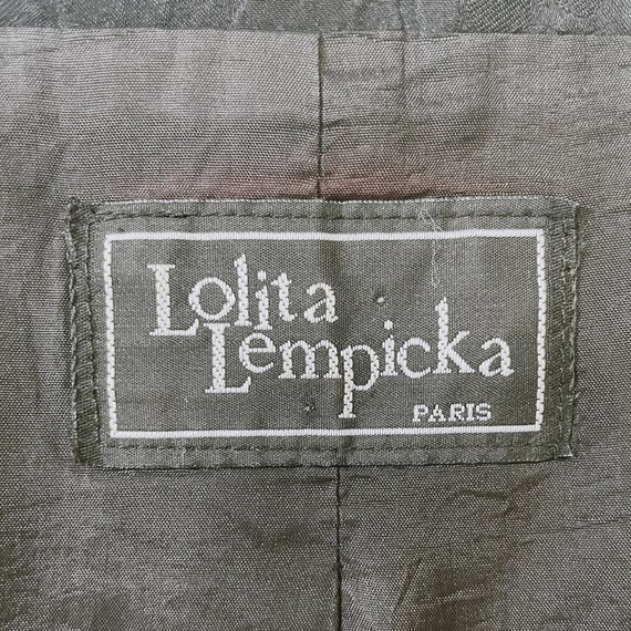 LOLITA LEMPICKA - Black Jacket With Wide Collar and Tone on