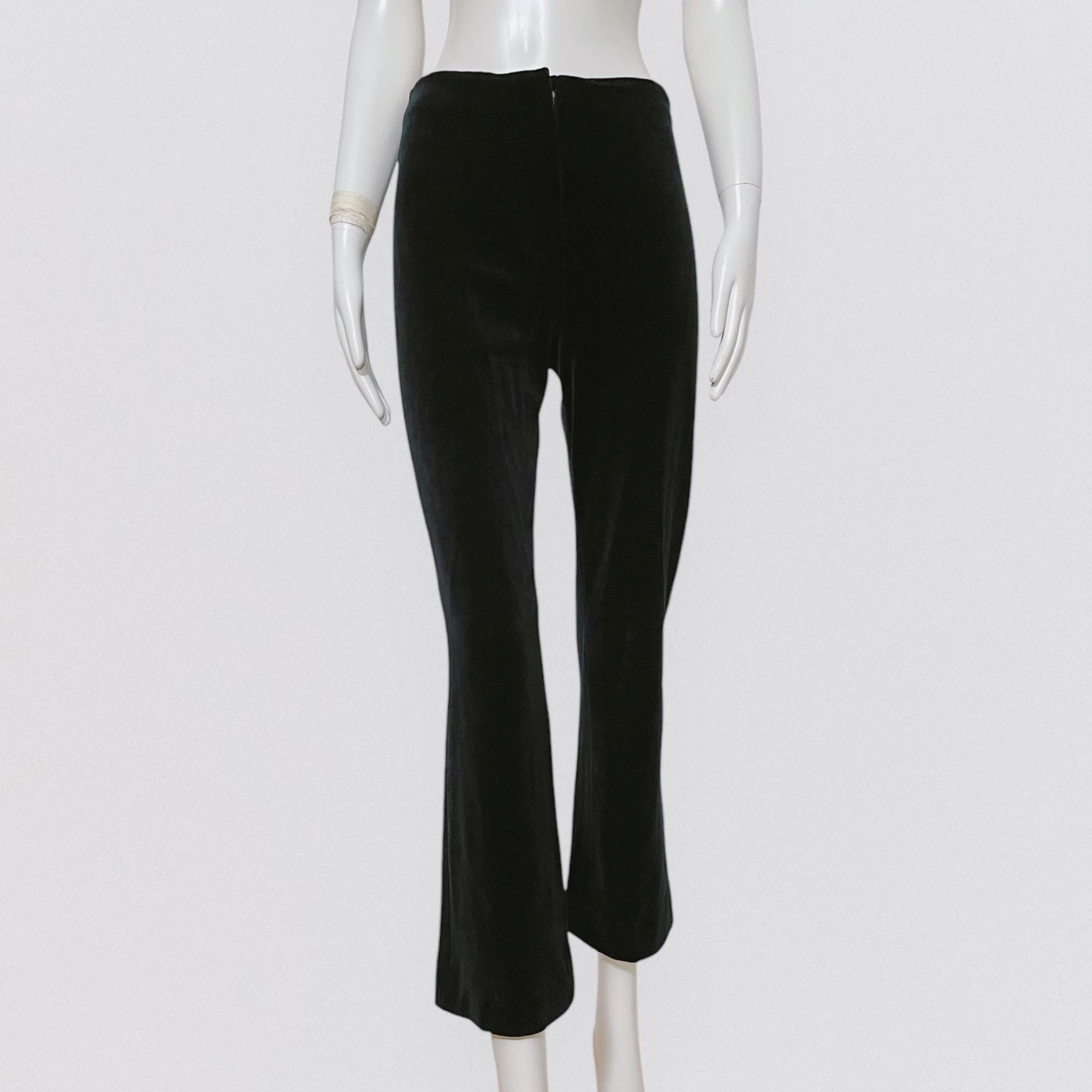 上品なスタイル – RYKIEL SONIA Black Etsy - Pants Flared Velvet パンツ