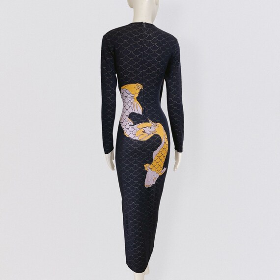 THIERRY MUGLER – long knitted dress with kimono c… - image 3