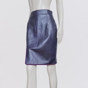 Jupe En Daim Marron JEAN CLAUDE JITROIS Taille 36 France - Occasion Très Bon état - Style Crayon Droit Longue