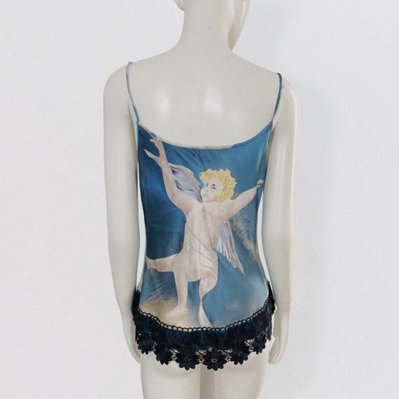ANGELO MARANI silk camisole top with baroque rena… - image 3