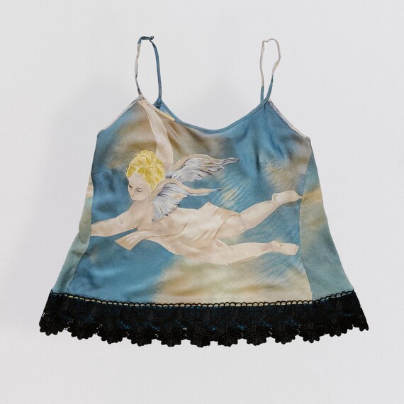 ANGELO MARANI silk camisole top with baroque rena… - image 4