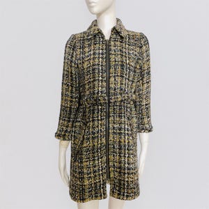 【そら】Prada Sport Tweed Jacket PRADA SPORT – Multicolored Tweed Mid-length Coat - Etsy