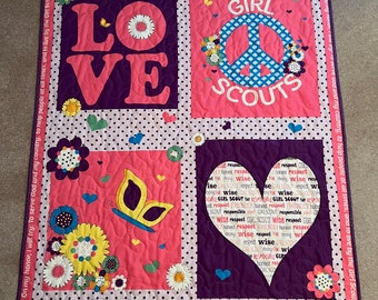 Girl Scout Quilted Wall Hanging