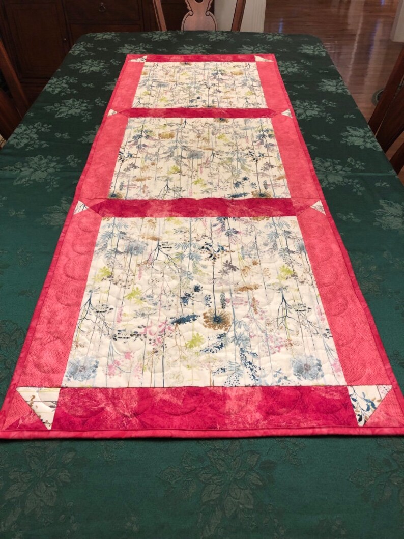 Floral Large Table Runner