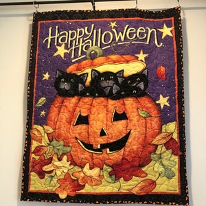 Halloween Giant Pumpkin Quilt