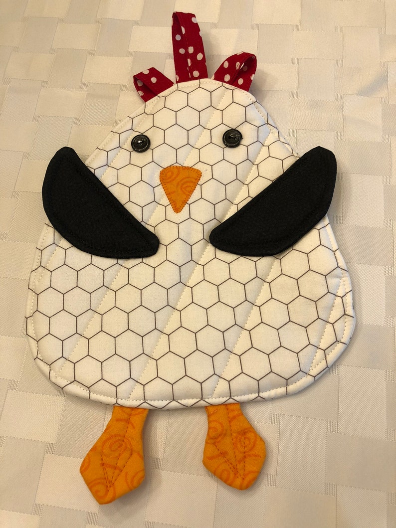 Quilted Pot Holder Set Etsy