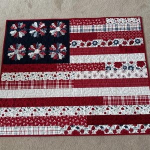 American Flag Quilted Wall Hanging