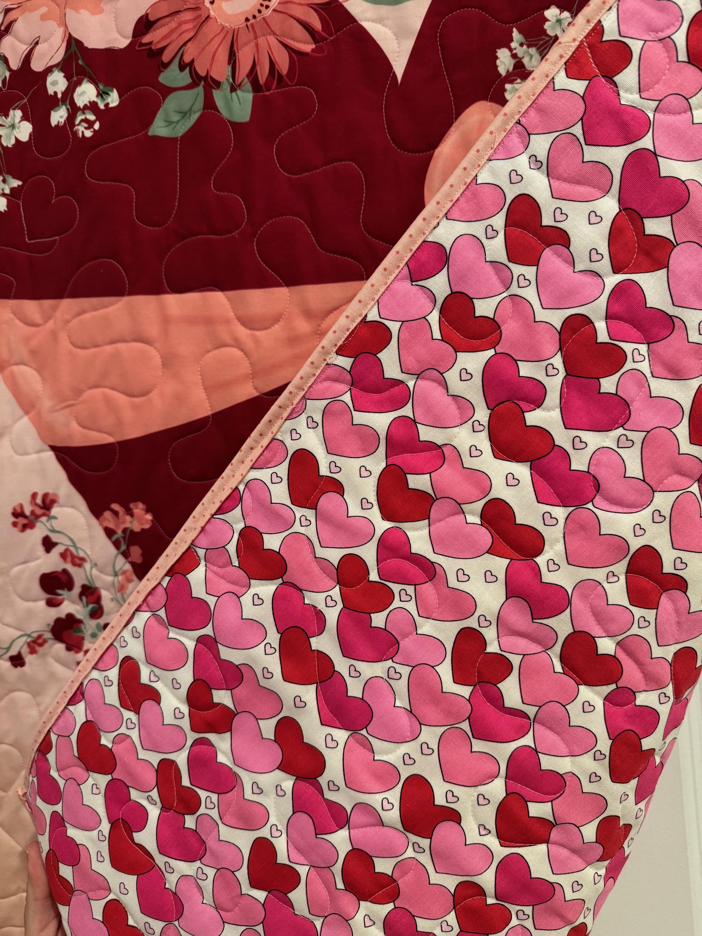 Valentine's Day Heart Quilted Wall Hanging - Etsy