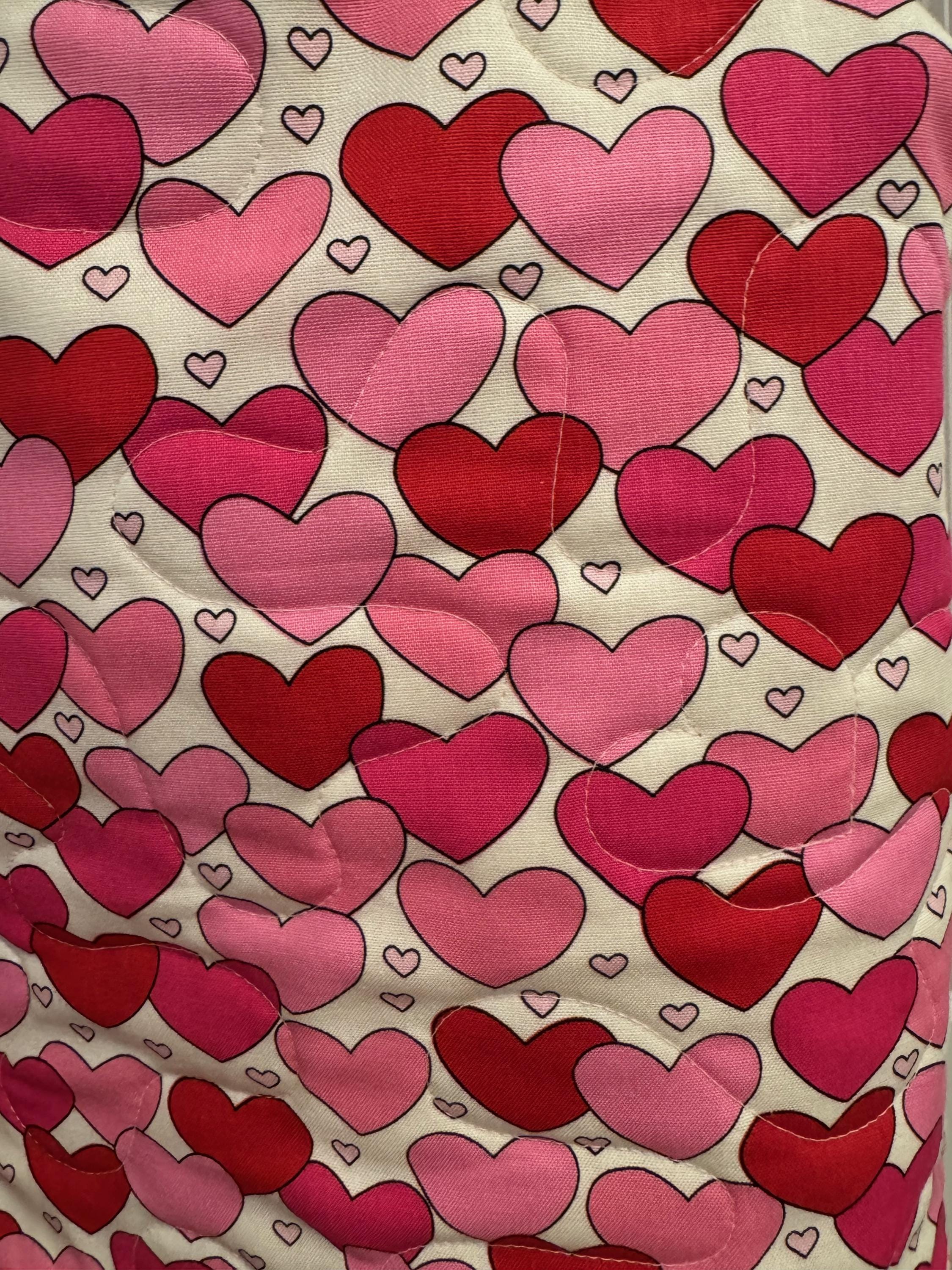 Valentine's Day Heart Quilted Wall Hanging - Etsy