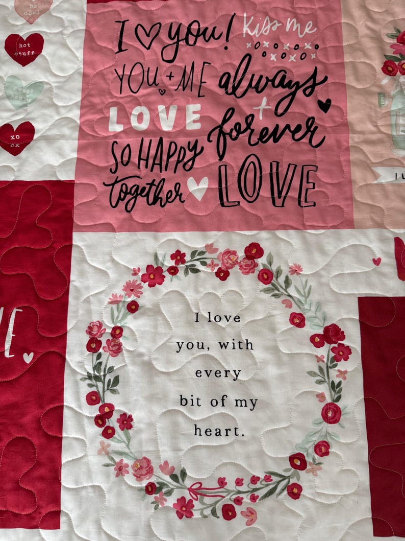 Be My Valentine Quilted Wall Hanging - Etsy