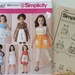 Simplicity 2167 Uncut Sewing Pattern 2011, Children's / Child's Dresses and Hanger cover with Variations, Size A (3-4-5-6-7-8)