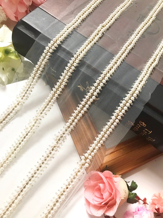 Beautiful Net and Pearl 1.5cm