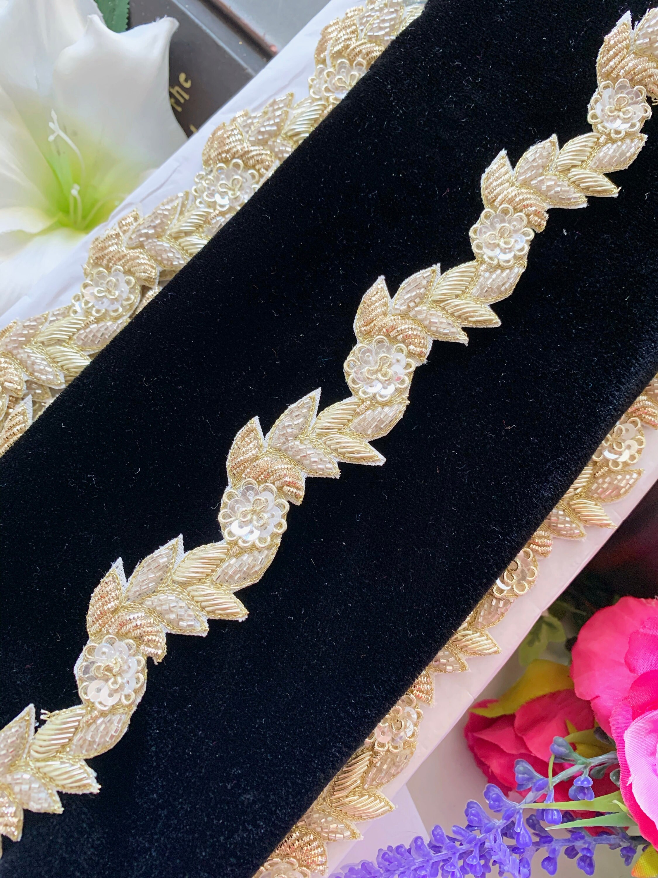 Home & Hobby Home Improvement Craft Supplies & Tools Pale Gold Beaded