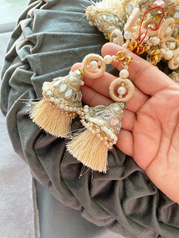 Silk thread Earrings