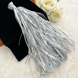 30 Yards Silver Indian Gota Dupatta Crafting Lace Trim Gota Patti Border, gota lace for wedding dresses Gift wraping fancy item 0.4 Cm Wide