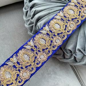 Royal Blue Sari -  Ireland