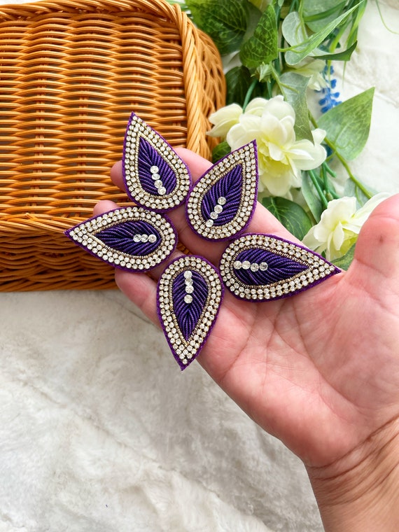 Bridal top belt applique