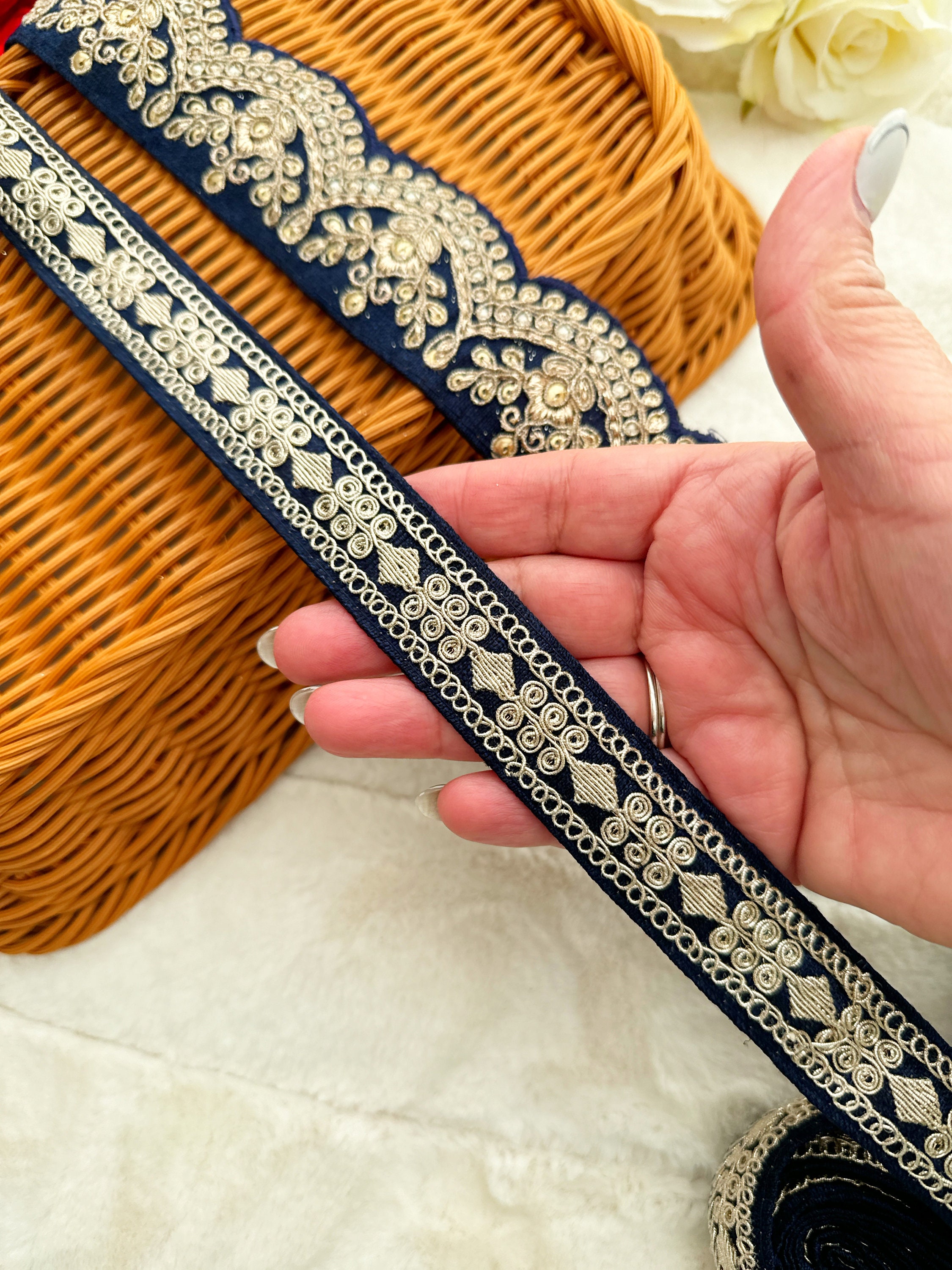 RICO DESIGN - Filo Da Ricamo - Colore Metallico - Rosa Cipria - Foto 7