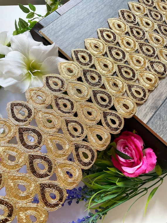 Bronze sale lace trim