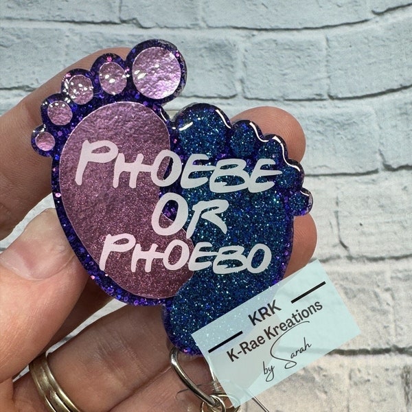 Phoebe or PHOEBO, badge reel, medical badge reel, friends badge reel, teacher lanyard, funny badge reel, nurse badge reel, gift for nurse
