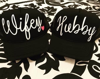 Hubby & Wifey Hats