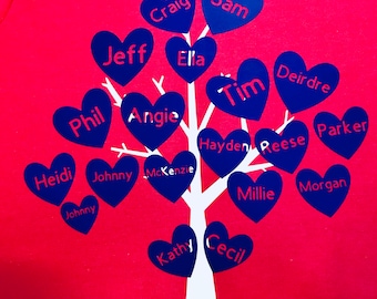 Family tree tshirt or sweatshirt