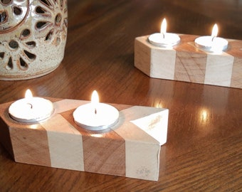 chevron arrow votive holder