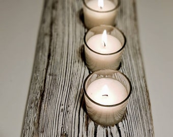 Candle holder, distressed