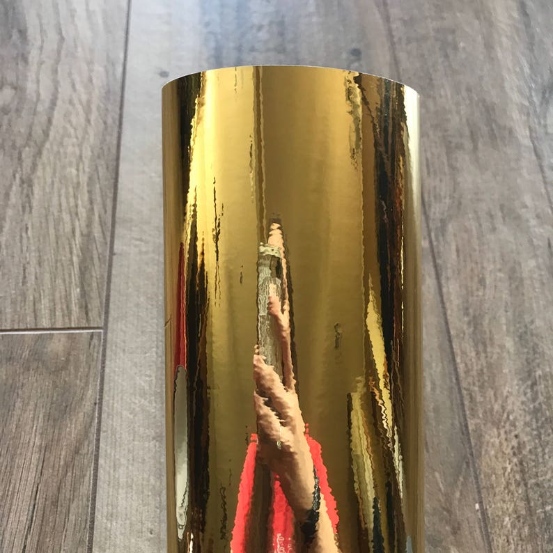 Gold Mirror Vinyl / Gold Adhesive Vinyl / Gold Foil Vinyl / Etsy