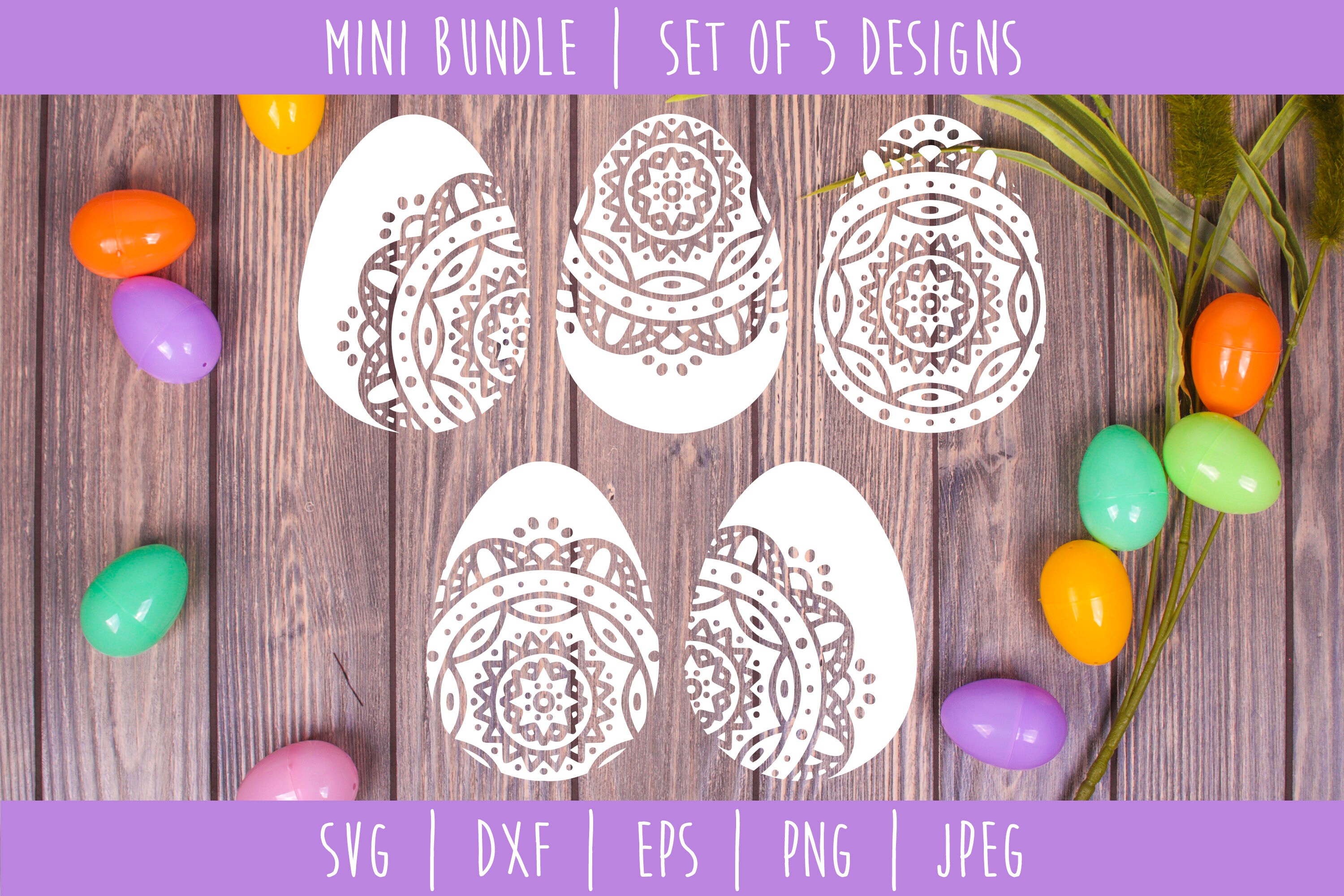 Download Mandala Easter Egg Bundle Digital Download Instant Download Etsy