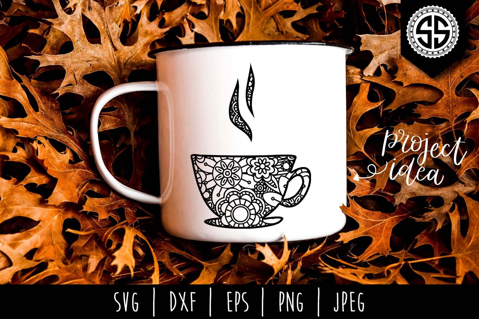 Free Free 304 Coffee Mandala Svg SVG PNG EPS DXF File