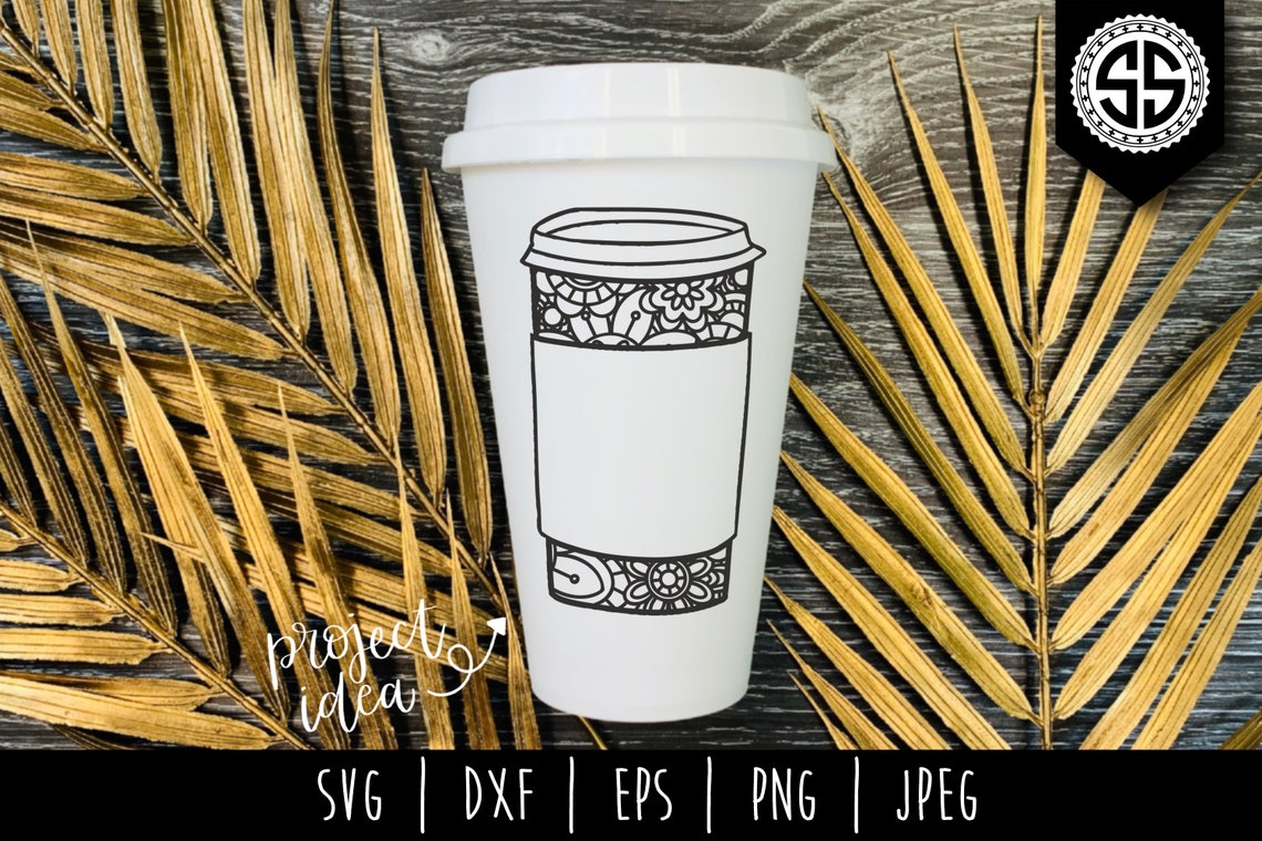 Download Coffee Mandala Zentangle Bundle Set of 7 SVG / Coffee | Etsy