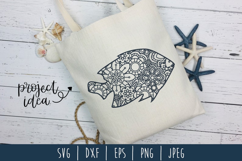 Download Fish Mandala Zentangle SVG / Fish Zentangle / Nautical ...