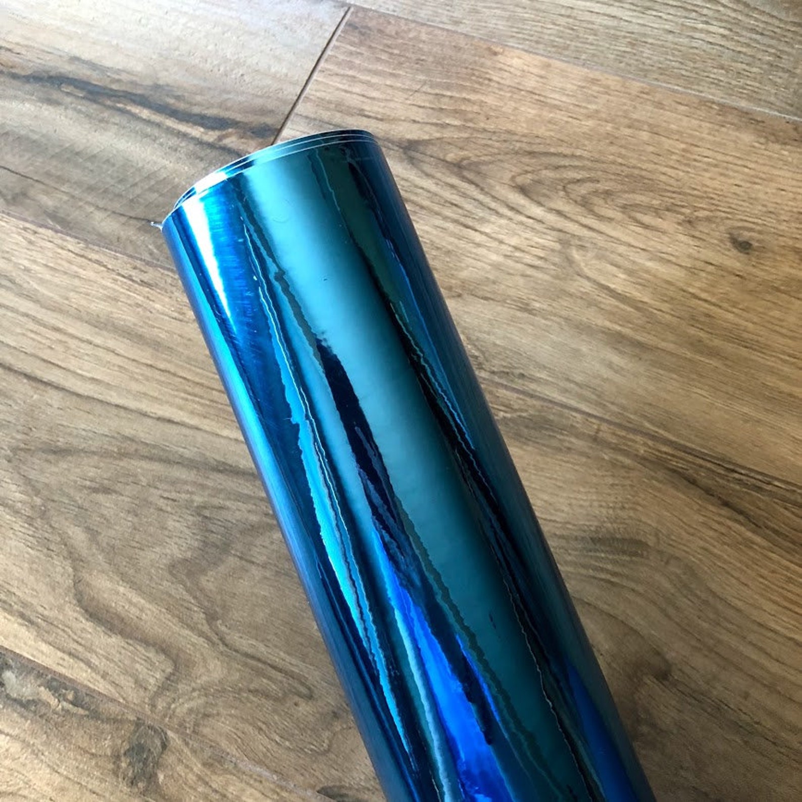 Light Blue Chrome Vinyl / Sky Adhesive Vinyl / Blue Foil Vinyl Etsy