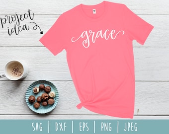 Grace Digital Download / Instant Download / File Hand Lettering / Hand Lettering SVG / Grace svg / dxf / eps / png / jpeg