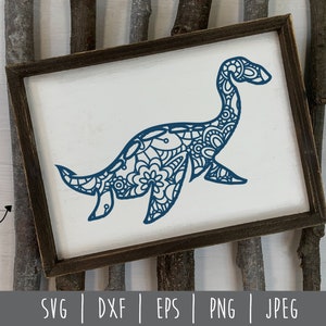 Dinosaur Mandala Zentangle SVG / Boy Dinosaur Zentangle / Dino Cut File / Mandala SVG / Dinosaur Zentangle / Dinosaur svg dxf png