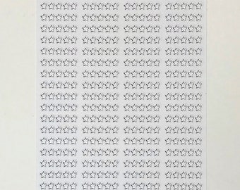 Star Rating Planner Stickers: Book Review Stickers