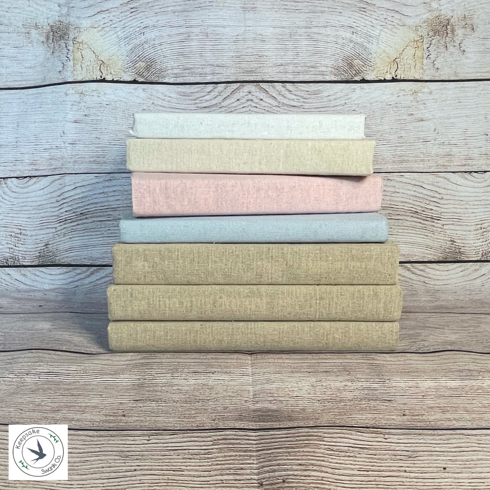 Decorative Linen Books Linen Covered Books Staging Books Etsy