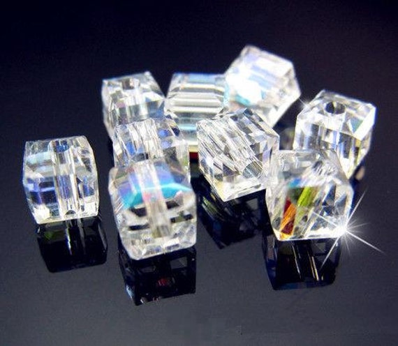 Crystal cube best sale beads