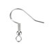 50-100 pcs Sterling Silver Earring Hooks, Hypoallergenic 19mm 925 Hallmark Ear Wires French Fish Hooks, Bulk Silver Findings for Earrings 