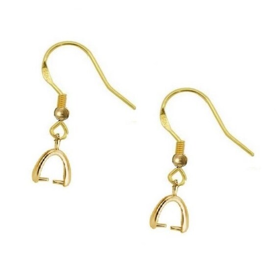 10PCS Lot Making DIY Gold Jewelry Findings Pinch Bail Hook Earring Ear Wires 10PCS Lot Making DIY Gold Jewelry Findings Pinch Bail Hook Earring Ear Wires