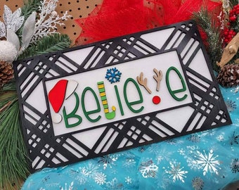 Believe| Believe in Christmas| Christmas Sign| Believe Sign| Magic of Christmas| Believe Christmas Sign| Christmas Blessings