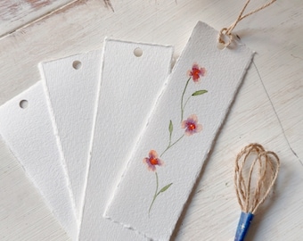 Blank Bookmarks for crafts | Watercolour paper | Watercolor supplies | White watercolour paper | 10 bookmark bundle