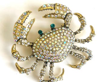 Christmas Bell Enamel Rhinestone Brooch Pin ZX77 - Etsy