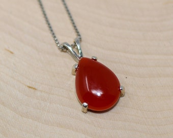 Carnelian Gemstone Necklace for Women