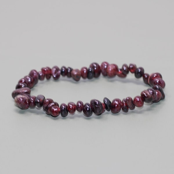 Element of Zen Garnet Bracelet | January Birthstone Woman Bracelet Garnet Bracelets | Garnet Stone Bracelet | Garnet Jewelry for Women |
