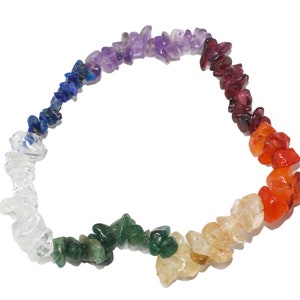 Element of Zen 7 Chakra Bracelet | Chakra Bracelets for Women | Crystal Beaded Bracelets | Stretch Bracelet | Yoga Chakra Bracelet